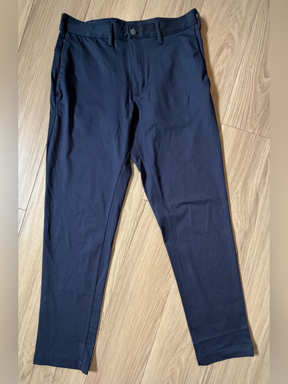 NWT Lands End Mens Straight Fit Flex Radiant Chino Navy 32x32